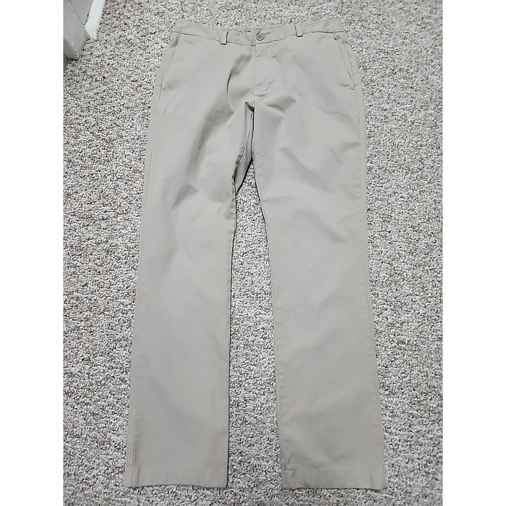 Vineyard Vines Slim Fit Breaker Pants Men's 34x32 Beige‎ Chino Casual Preppy